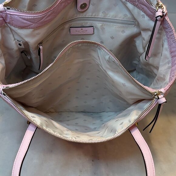 Kate Spade Bag Purse Handbag NY Wilson Road Quilted Kaylie Baby Weekend Travel - Picture 14 of 16